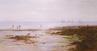 Cornish Shrimpers by Gustave de Breanski